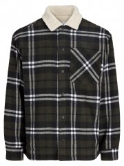 Jack & Jones Zac Teddy Košilová bunda Zelená