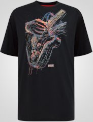 D555 Elliot Multi Coloured Guitar Printed T-shirt