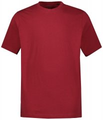 JP1880 702558 Tričko s kulatým výstřihem Tmavě červená