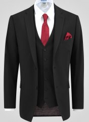 D555 Ted 4 Way Stretch Tailored Suit Jacket Černá
