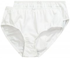 Ulla Popken 712882 Kalhotky 2 ks Bílá