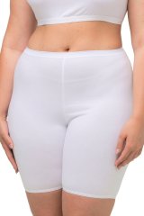 Ulla Popken 716595 Boxerky s ochranou stehen 3 ks Bílá