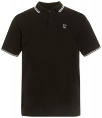 JP1880 802789 Polokošile s bílým kontrastním límcem Černá