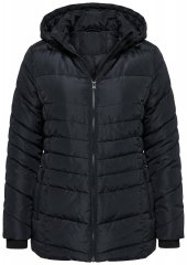 Ulla Popken 820889 Prošívaný kabát Černá