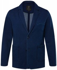 JP1880 826175 Mikinové sako ve vintage stylu Tmavě modrá