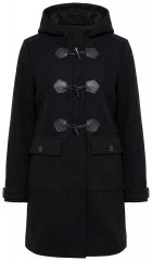 Ulla Popken 829347 Duffle coat Černá