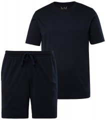 JP1880 829513 Pyžamo krátký model bellyfit Tmavě modrá