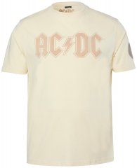 JP1880 836411 AC/DC Classic Logo Tričko Pískově šedá