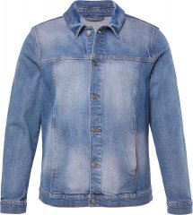 STHUGE 847739 Džínová bunda ve vintage vzhledu Světle modrá