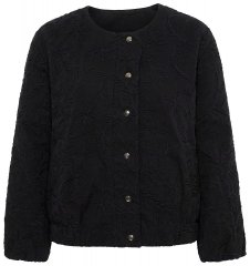 Ulla Popken 848940 Bomber bunda Černá