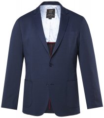 JP1880 851032 Sako s lehkou poloviční podšívkou Tmavě modrá