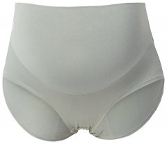 Ulla Popken 853611 Těhotenské kalhotky Šedozelená