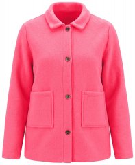 Ulla Popken 854200 Fleecová bunda Růžová