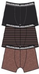 North Latitude 61341 3-Balení Boxerky Koňakově Hnědá