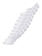 Jack & Jones Basic Kotníkové ponožky Bílá 10-pack