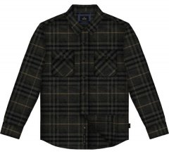 Double Outfitters GS-5233 Flanelová košile Černá/Šedá