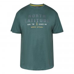 North Latitude T-Shirt Zelená/Khaki