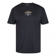 North Latitude T-Shirt With Print Černá