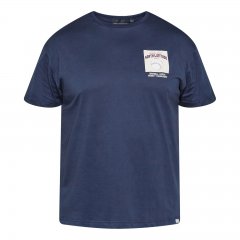 North Latitude T-Shirt With Print Námořnická modrá