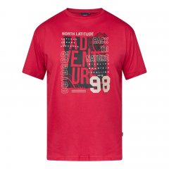 North Latitude Adventure 98 Graphic Tee Žlutá/oranžová