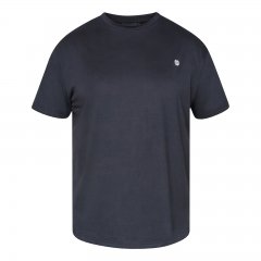 North Latitude T-Shirt With Back Print Černá