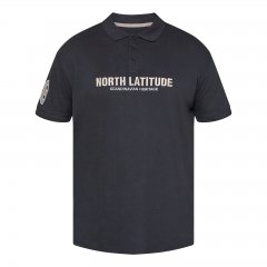 North Latitude Logo Polo Černá