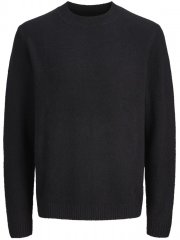 Jack & Jones Maverick Crew Neck Knitted Sweater Black