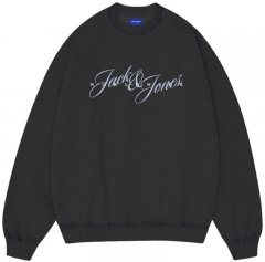 Jack & Jones Wood Crew Neck Sweatshirt Black