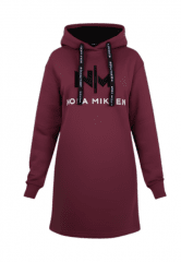 Nora Mikken KADRI Long Hoodie Burgundy