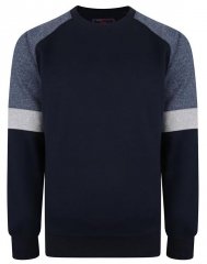 Kam Jeans 7031 Crew Neck Sweater Navy