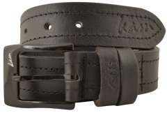 Kam Jeans 920 Leather Belt Black, 4cm