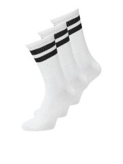 Jack & Jones Travis Tenisové ponožky Bílá 3-pack