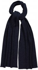 Ulla Popken Textured Speckled Scarf Navy