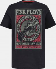 JP1880 Pink Floyd Retro Graphic Comfort Fit Band T-Shirt Black
