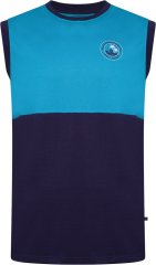 Kam Jeans 5764 Palm Springs Vest Sleeveless T-Shirt Navy Academy
