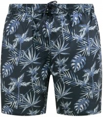 D555 Cleethorpes Hawaii Printed Swimshorts Navy