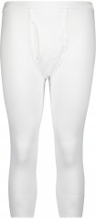 Adamo Royal Thermal Long Johns 3/4 Fine Ribbed White