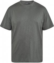 North Latitude 61317 Tričko Slub S Potiskem Na Zádech Tmavě Prachově Zelená