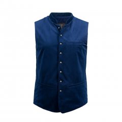 JP1880 Velvet Vest Traditional Blue