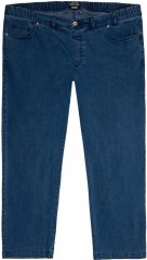 Lavecchia 0801 Jeans Comfort Fit with Stretch Waist Blue