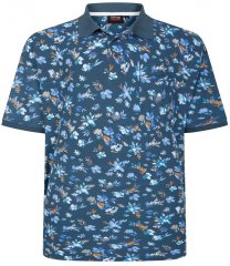 Espionage P221 polo tričko s květinovým vzorem