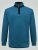 D555 Conway 1 1/4 Zip Neck Fleece Sweatshirt With Bear Logo Teal - Mikiny & mikiny s kapucí - Mikiny & Mikiny s kapucí 2XL-12XL