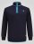 D555 Conway 2 1/4 Zip Neck Fleece Sweatshirt With Bear Logo Námořnická modrá - Mikiny & mikiny s kapucí - Mikiny & Mikiny s kapucí 2XL-12XL