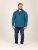 D555 Conway 1 1/4 Zip Neck Fleece Sweatshirt With Bear Logo Teal - Mikiny & mikiny s kapucí - Mikiny & Mikiny s kapucí 2XL-12XL