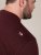 D555 Baldwin Grumpy Old Man Club Print Crew Neck T-shirt Burgundy/ Black Twist - Trička - Trička nadměrné velikosti - 2XL-14XL