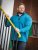 D555 Conway 1 1/4 Zip Neck Fleece Sweatshirt With Bear Logo Teal - Mikiny & mikiny s kapucí - Mikiny & Mikiny s kapucí 2XL-12XL