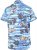 D555 CHARFORD Hawaiian Reverse Printed Shirt - Košile - Košile 2XL-10XL