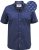 D555 Telford S/S Micro Ao Print Shirt Navy - Košile - Košile 2XL-10XL