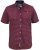 D555 Hillcrest S/S Micro Ao Print Shirt Burgundy - Košile - Košile 2XL-10XL