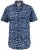 D555 Padbury Floral Ao Printed S/S Shirt Navy - Košile - Košile 2XL-10XL